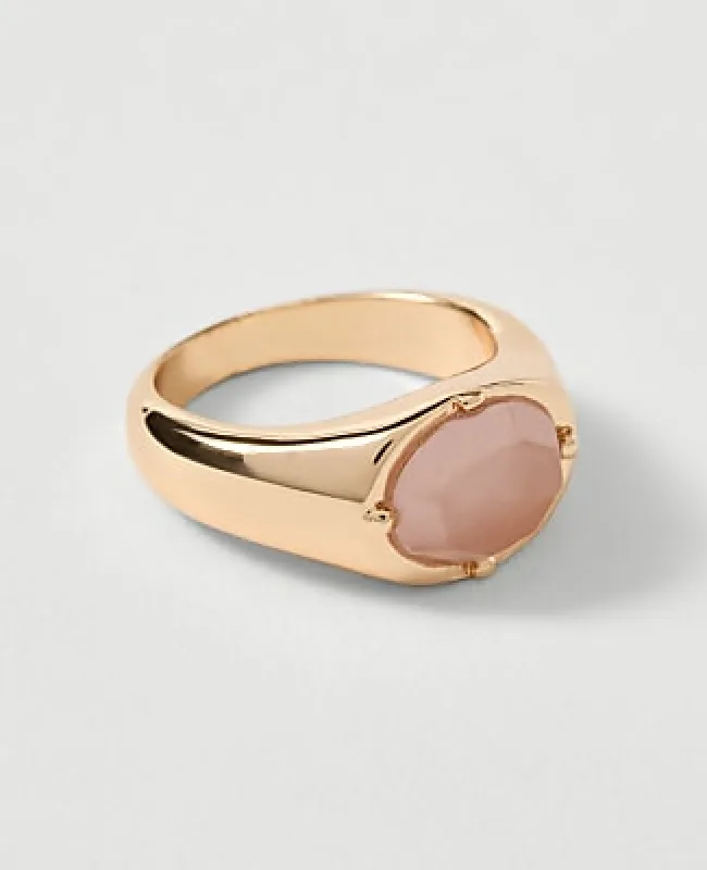 Ann Taylor Metal Stone Ring made by Ann Taylor