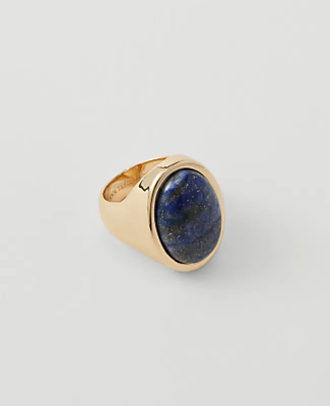 Ann Taylor Oval Lapis Ring made by Ann Taylor
