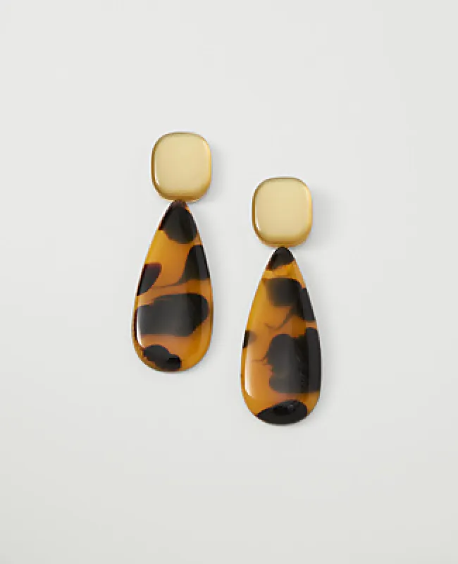 Ann Taylor Tortoise Drop Earrings made by Ann Taylor
