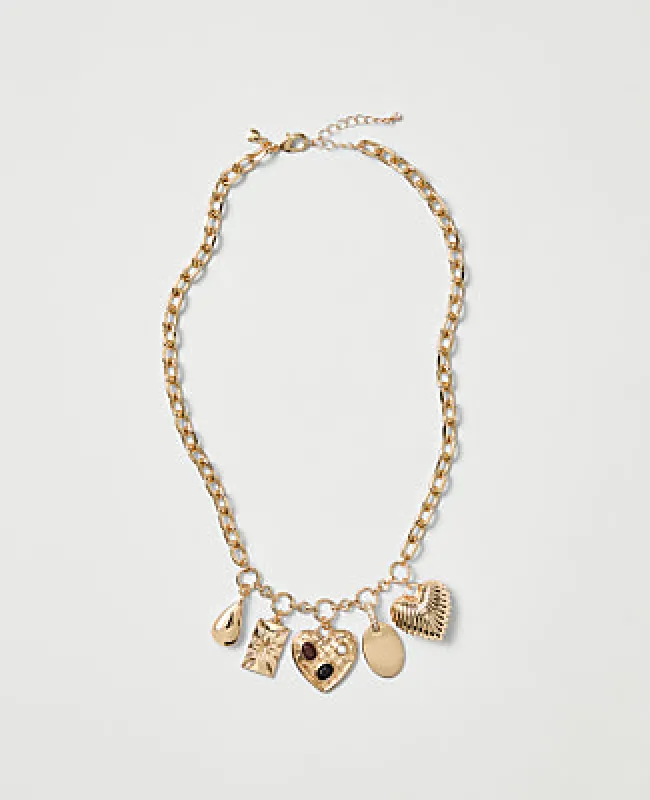 Ann Taylor Charm Necklace made by Ann Taylor