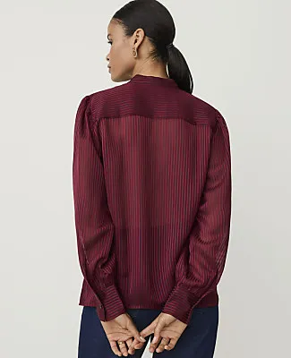 Ann Taylor Pintuck Button Down Blouse sold by Ann Taylor product image thumbnail 2