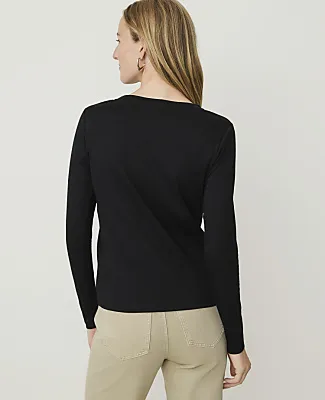 Ann Taylor Crew Neck Top sold by Ann Taylor product image thumbnail 2