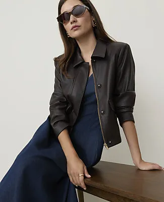 Ann Taylor Seamed Denim Flare Midi Dress sold by Ann Taylor product image thumbnail 3