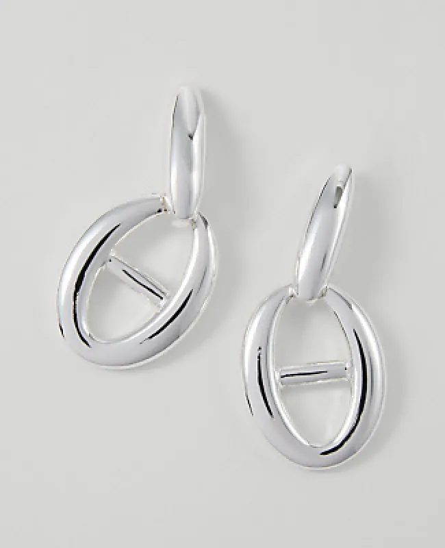Ann Taylor Double Oval Drop Earrings made by Ann Taylor
