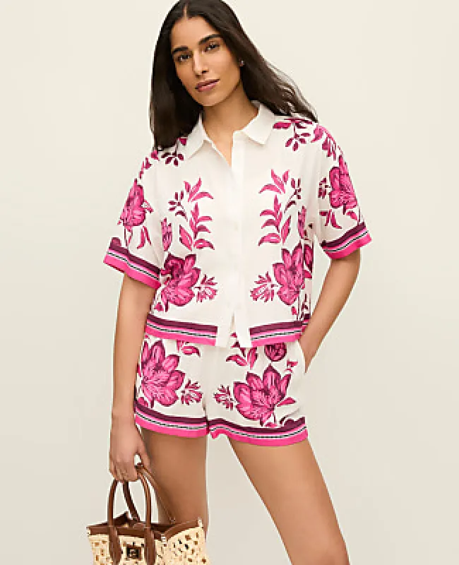 Ann Taylor Floral Two Piece Set made by Ann Taylor