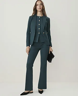 Ann Taylor The Skinny Flare Pant in Ponte sold by Ann Taylor