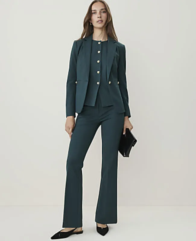 Ann Taylor The Skinny Flare Pant in Ponte made by Ann Taylor