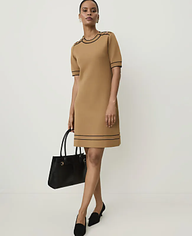Ann Taylor Sweater Mini Shift Dress made by Ann Taylor