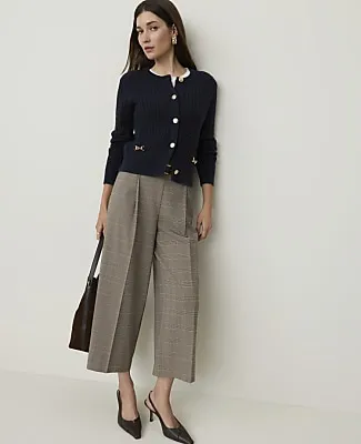Ann Taylor Petite Horsebit Cable Cardigan sold by Ann Taylor product image thumbnail 2