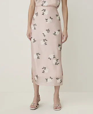Ann Taylor Sequin Embellished Midi Skirt in Organza sold by Ann Taylor product image thumbnail 2