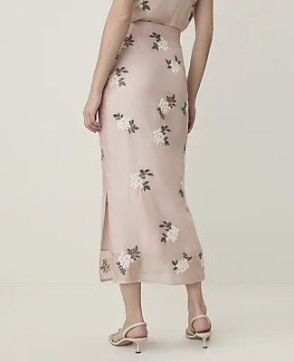 Ann Taylor Sequin Embellished Midi Skirt in Organza sold by Ann Taylor product image thumbnail 3