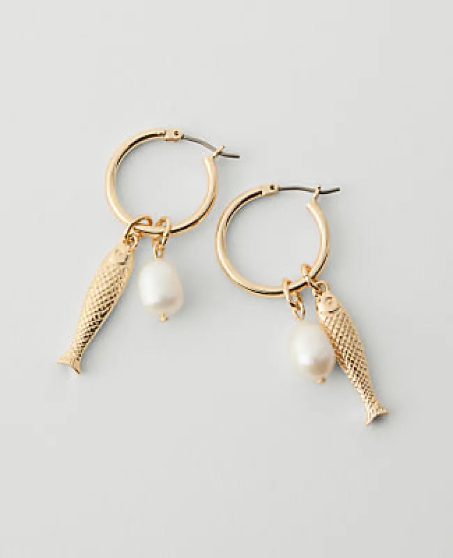 Ann Taylor Sardine Hoop Earrings made by Ann Taylor