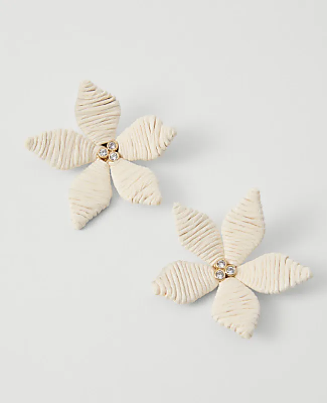 Ann Taylor Threaded Flower Stud Earrings made by Ann Taylor