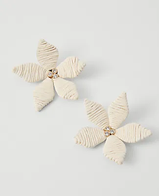 Ann Taylor Threaded Flower Stud Earrings sold by Ann Taylor