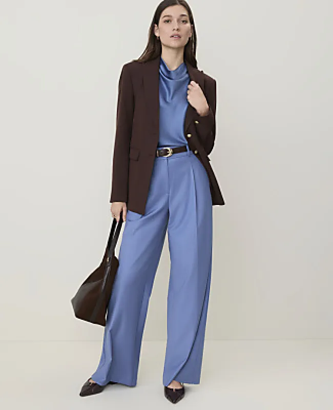 Ann Taylor The Tall Pleated Wide-Leg Pant made by Ann Taylor