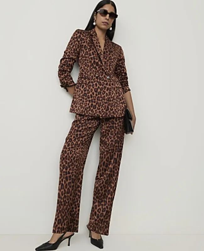 Ann Taylor The Petite Pleated Animal Print Pant made by Ann Taylor