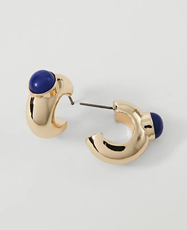 Ann Taylor Stone Mini Hoop Earrings made by Ann Taylor