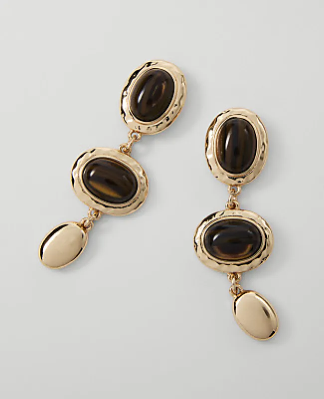 Ann Taylor Triple Topaz Drop Earrings made by Ann Taylor