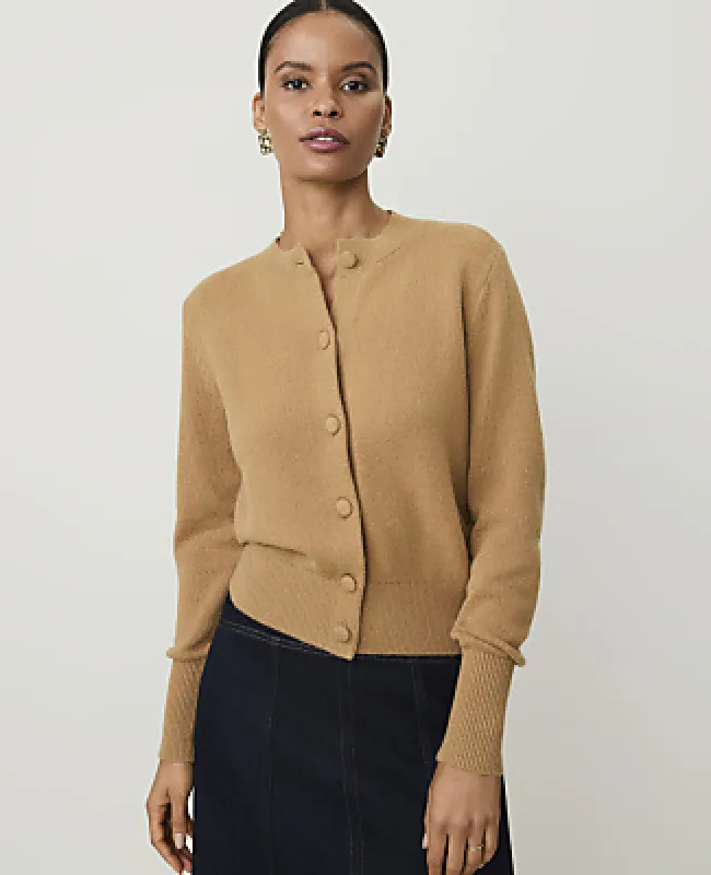 Ann Taylor Crew Neck Cardigan made by Ann Taylor