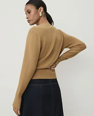 Ann Taylor Crew Neck Cardigan sold by Ann Taylor product image thumbnail 2
