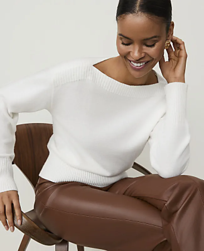 Ann Taylor Boatneck Sweater made by Ann Taylor