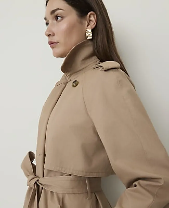Ann Taylor The Petite Long Belted Trench Coat made by Ann Taylor