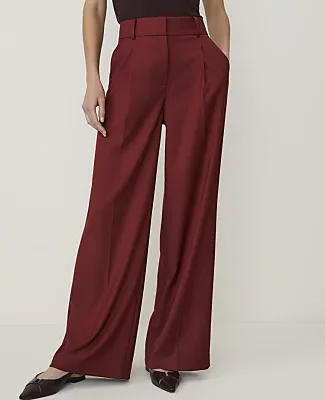 Ann Taylor The Tall Pleated Wide-Leg Pant sold by Ann Taylor product image thumbnail 2