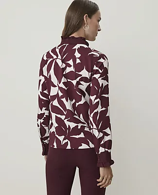 Ann Taylor Floral Bow Blouse sold by Ann Taylor product image thumbnail 2