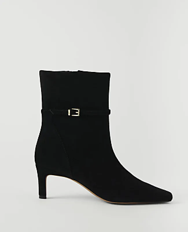 Ann Taylor Suede Skinny Heel Tall Boot made by Ann Taylor