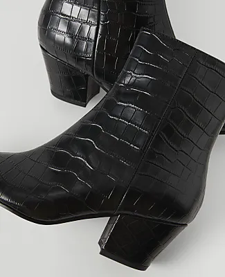 Ann Taylor Croco Tapered Heel Bootie sold by Ann Taylor product image thumbnail 2