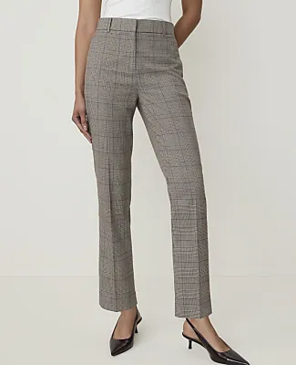 Ann Taylor The Petite Plaid High Rise Everyday Ankle Pant sold by Ann Taylor product image thumbnail 2