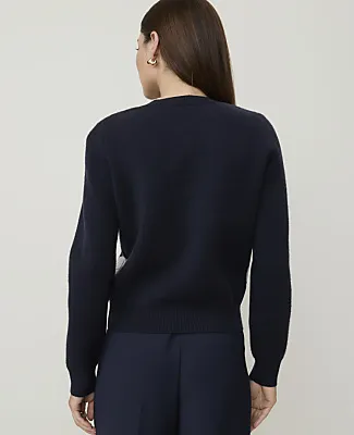 Ann Taylor Argyle Jacquard Cardigan sold by Ann Taylor product image thumbnail 2