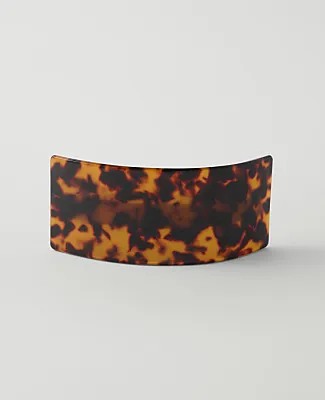 Ann Taylor Weekend Rectangle Tortoiseshell Print Hair Clip sold by Ann Taylor