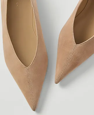 Ann Taylor Suede Ballet Flat sold by Ann Taylor product image thumbnail 2