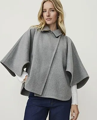Ann Taylor Weekend Collared Poncho sold by Ann Taylor