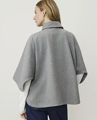 Ann Taylor Weekend Collared Poncho sold by Ann Taylor product image thumbnail 2