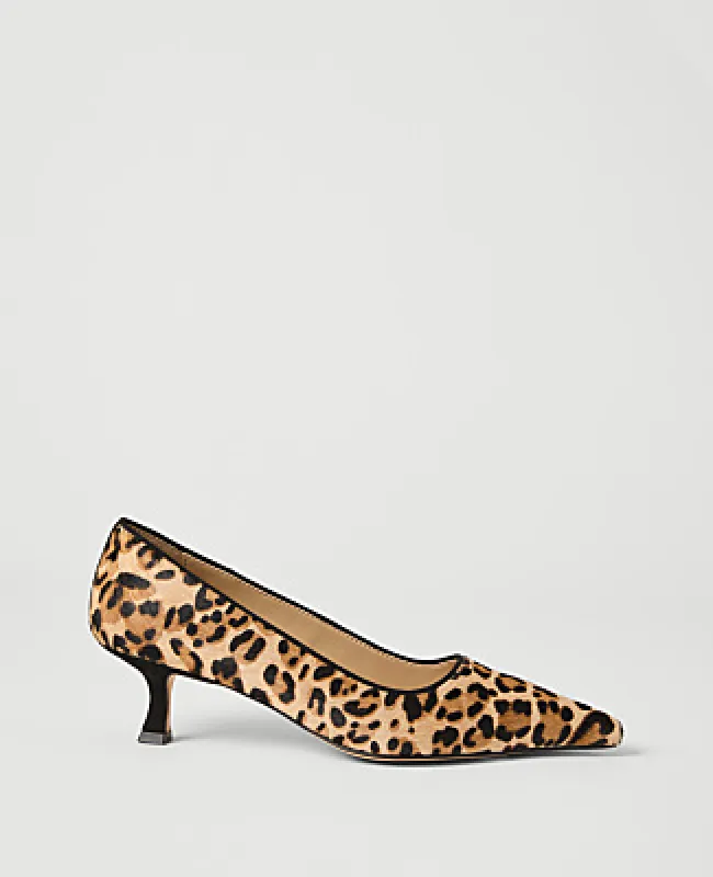 Ann Taylor Haircalf Nip Toe Pump made by Ann Taylor