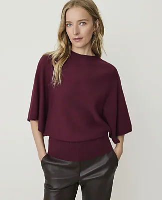Ann Taylor Dolman Crew Neck Sweater Top sold by Ann Taylor