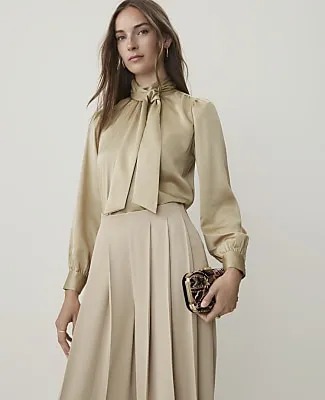Ann Taylor Bow Blouse sold by Ann Taylor