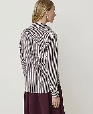 Ann Taylor Striped Perfect Shirt sold by Ann Taylor product image thumbnail 2
