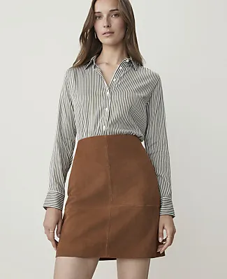 Ann Taylor Petite Striped Perfect Shirt sold by Ann Taylor