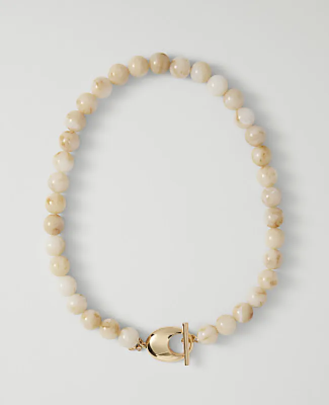 Ann Taylor Stone Statement Necklace made by Ann Taylor