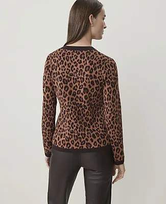 Ann Taylor Animal Print Jacquard Jacket sold by Ann Taylor product image thumbnail 2