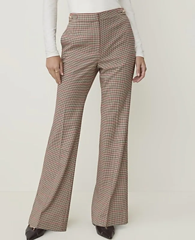 Ann Taylor The Modern Trouser in Houndstooth made by Ann Taylor
