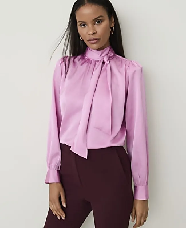 Ann Taylor Bow Blouse made by Ann Taylor