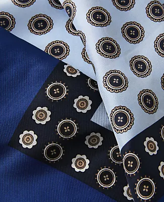 Ann Taylor Geo Print Silk Scarf sold by Ann Taylor product image thumbnail 2
