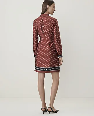 Ann Taylor Collared Wrap Shirtdress sold by Ann Taylor product image thumbnail 2