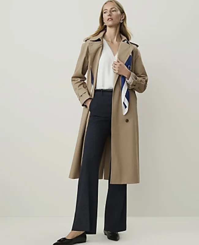 Ann Taylor The Jayne Trouser in Faux Denim made by Ann Taylor