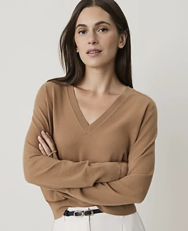 Ann Taylor V-Neck Sweater made by Ann Taylor