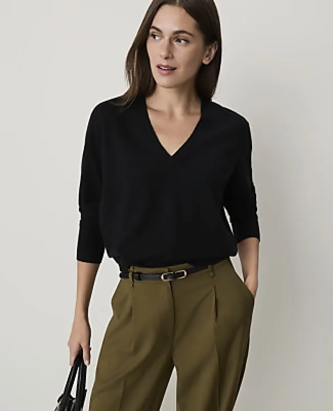 Ann Taylor V-Neck Sweater made by Ann Taylor